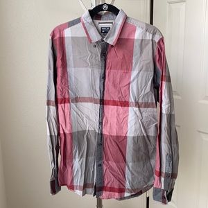 Red & Gray RVCA button down